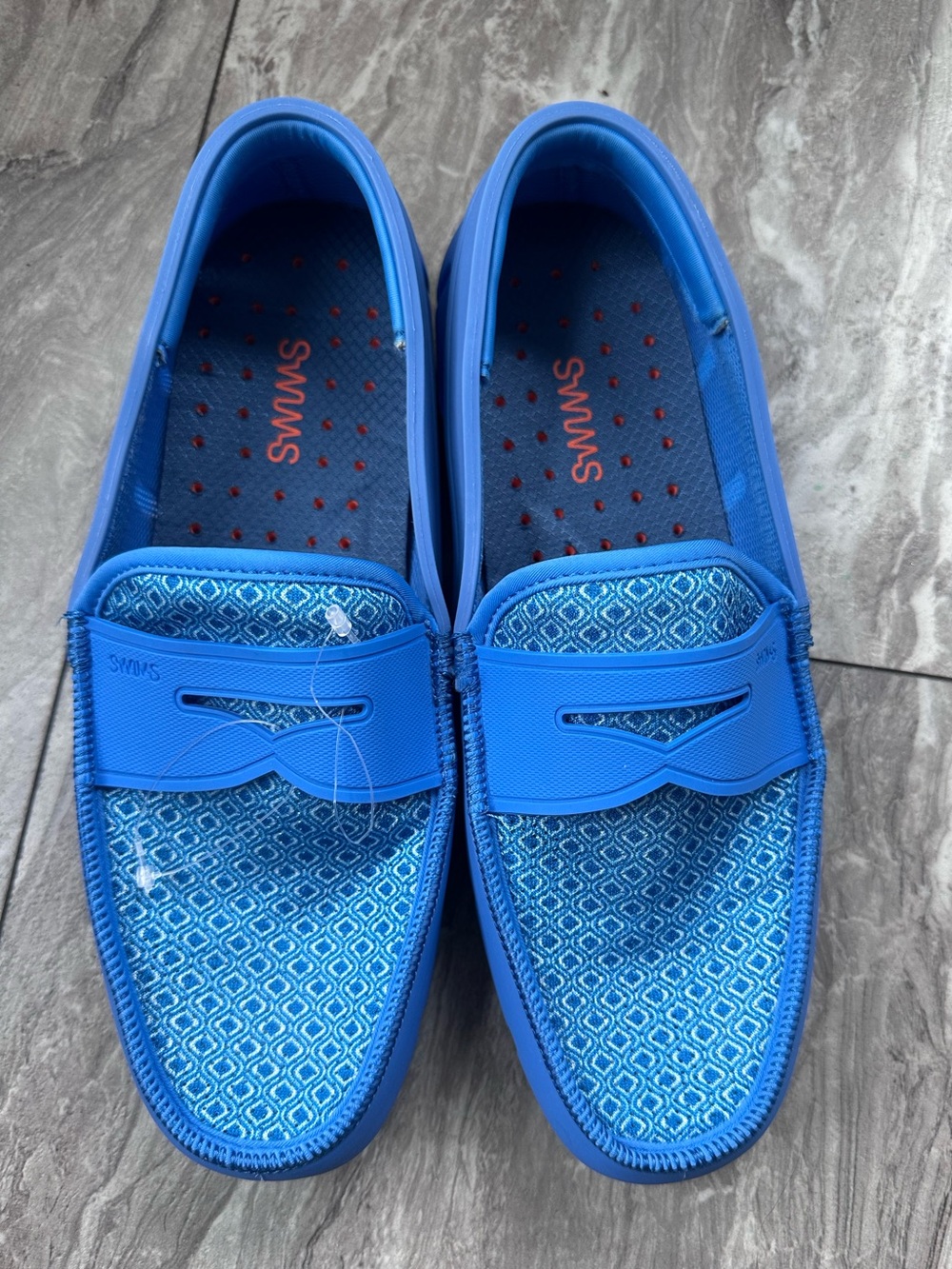 Swims Bright Blue Men's Slip-On Loafers Size‎ 8